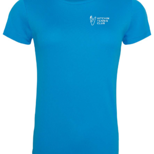 Hitchin Tennis Club T-Shirt Womens Sizes (Small) [P Front+Back]